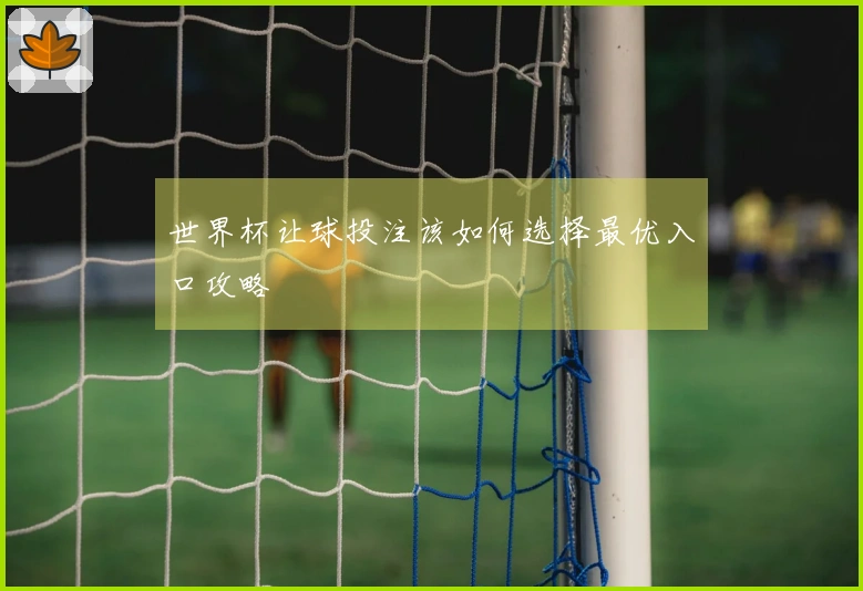 世界杯让球投注该如何选择最优入口攻略
